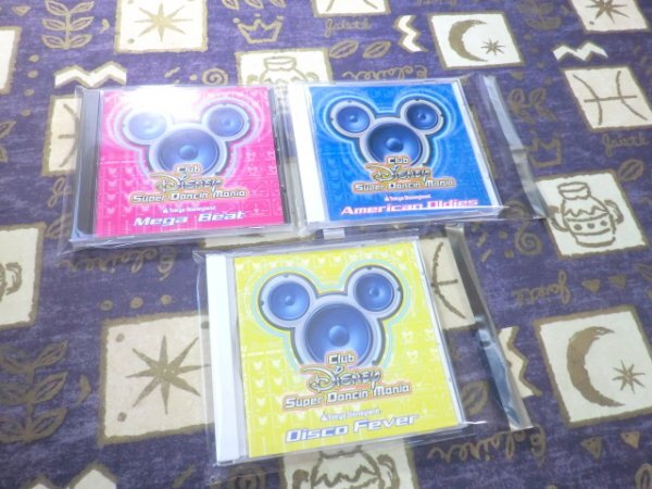 東京ディズニーランド クラブ ディズニー スーパーダンシン マニア メガビート ディスコ フィーバー アメリカン オールディーズ 3枚セット拍卖