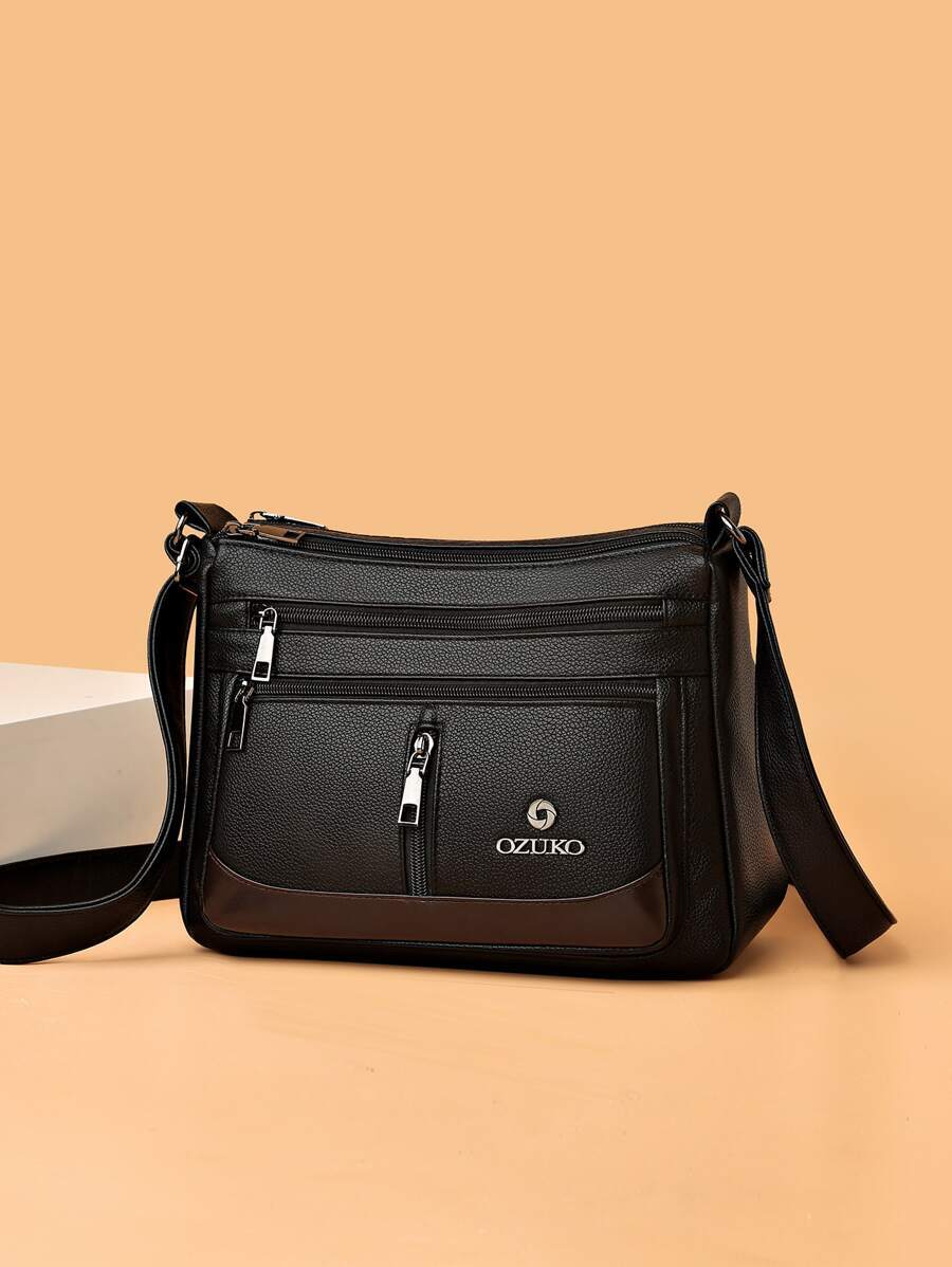 バッグ レディース ショルダーバッグ 2024年新作 ファッション レディース レザー調ショルダー&クロスボディバッグ、大容量カジ拍卖