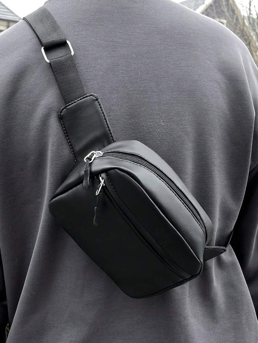 バッグ メンズ ウエストバッグ ミニマリスト 多機能メンズチェストバッグ、マルチショルダー クロスボディ ウエストバッグ、スマホ収拍卖