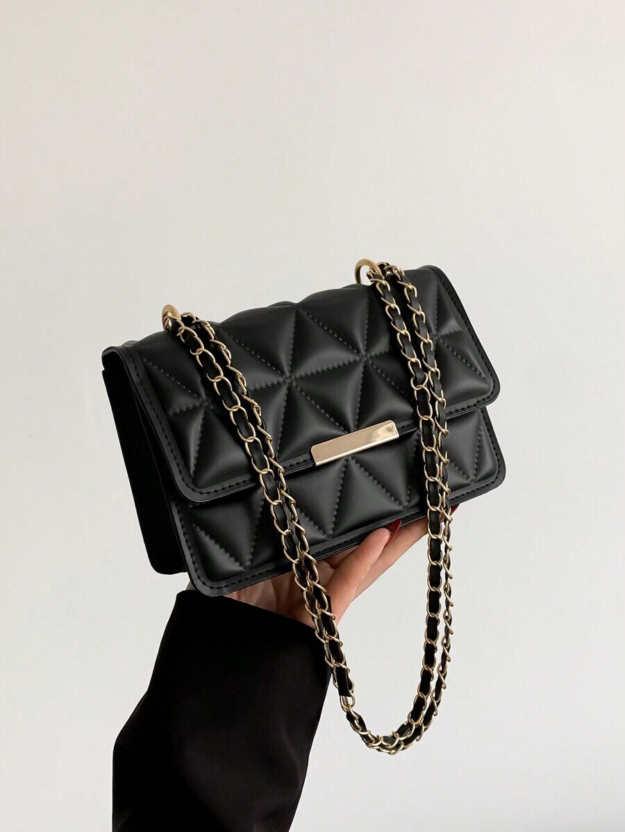 バッグ レディース ショルダーバッグ フラップ付きチェーンストラップ ミニショルダーバッグ ソリッドカラー拍卖