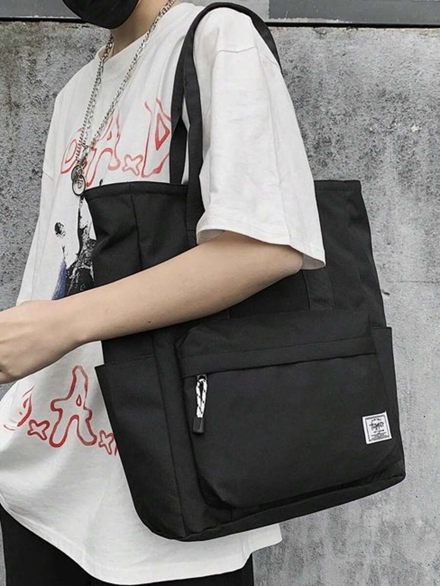 バッグ メンズ トートバッグ 多機能 大容量 トートバッグ メンズカジュアル、大学生に最適な手提げ/ショルダーバッグ拍卖