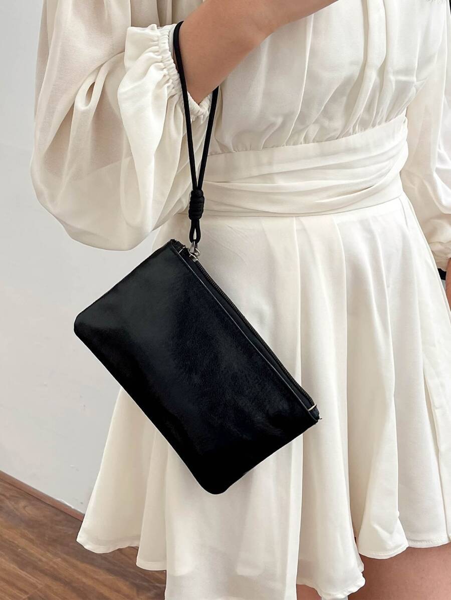 バッグ レディース クラッチバッグ 女性用ミニ軽量クラッチバッグ/リストレット、携帯電話、財布、カード、に適した、ソリッドカラー拍卖