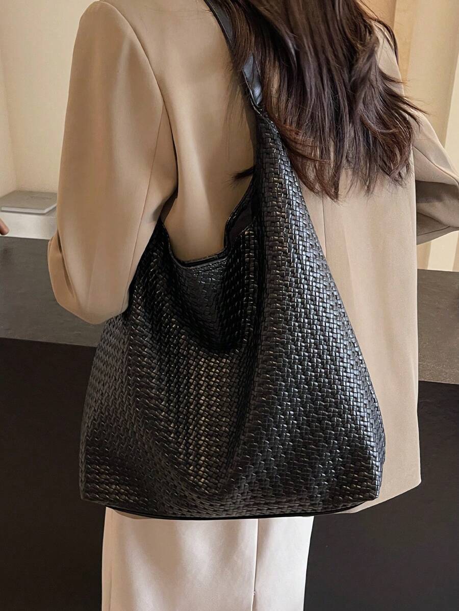 バッグ レディース トートバッグ 1個 無地 PUレザー マグネット式クロージャー レディース トートバッグ、ホーボー レディース拍卖