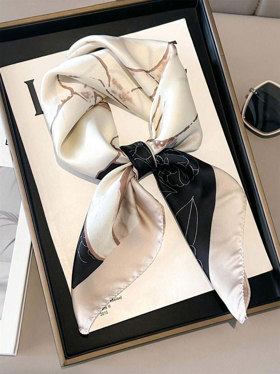 アクセサリー レディース スカーフ フローラル バンダナ ファッション ネッカーチーフ, 外出時のエレガントなアクセント、バンダナ拍卖