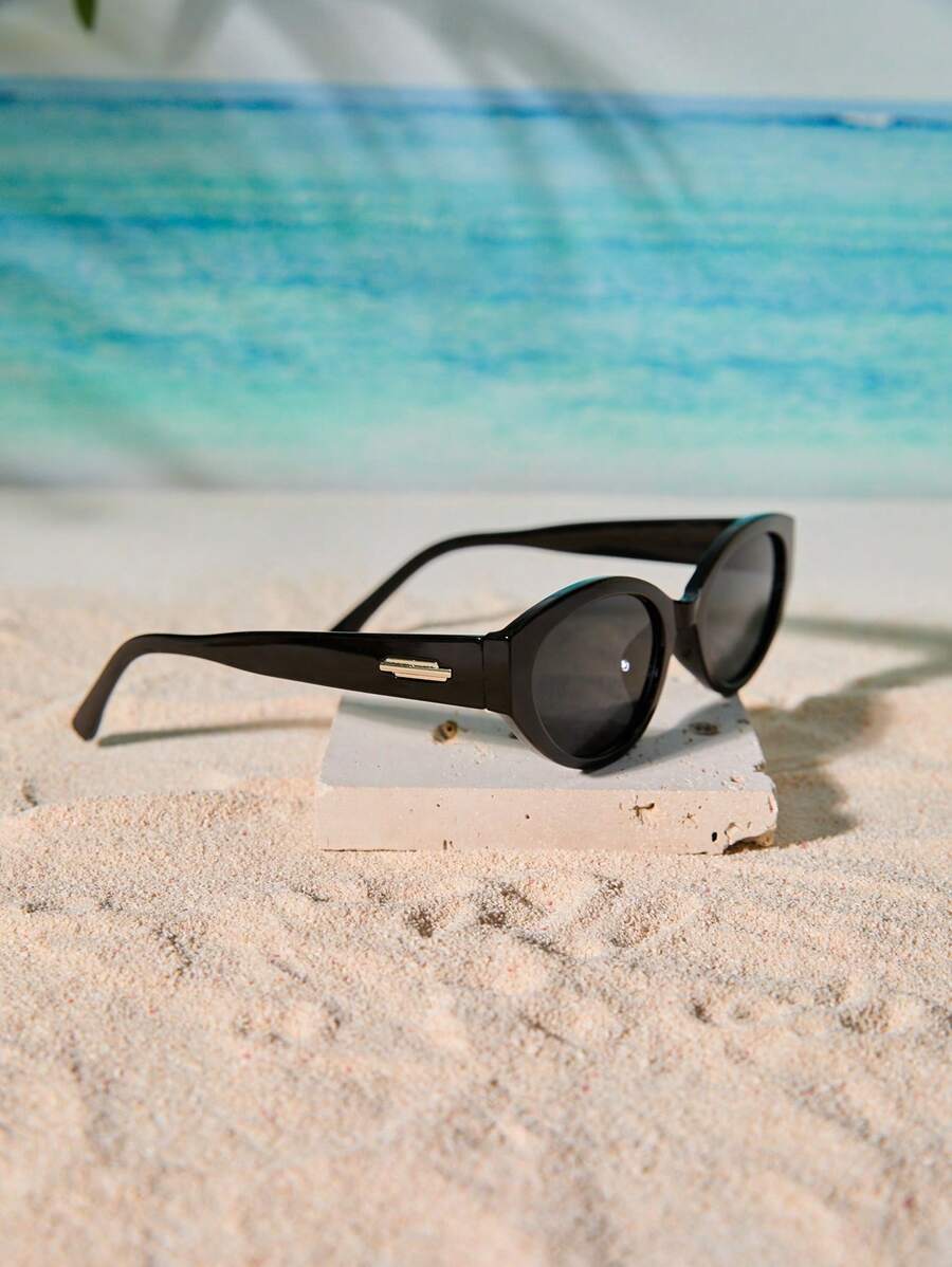 アクセサリー レディース アイアクセサリー 1個/2個/3個 丸小フレーム キャットアイ ファッショングラス、ミニマリストスタイル拍卖