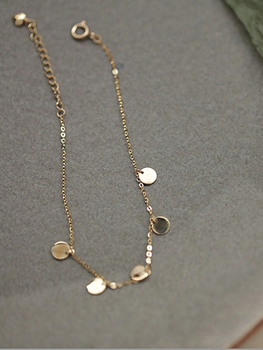 ジュエリー レディース ブレスレット チェーン スタイル デザイン シンプル レディースブレスレット 925ロジウム(ゴールド)メ拍卖