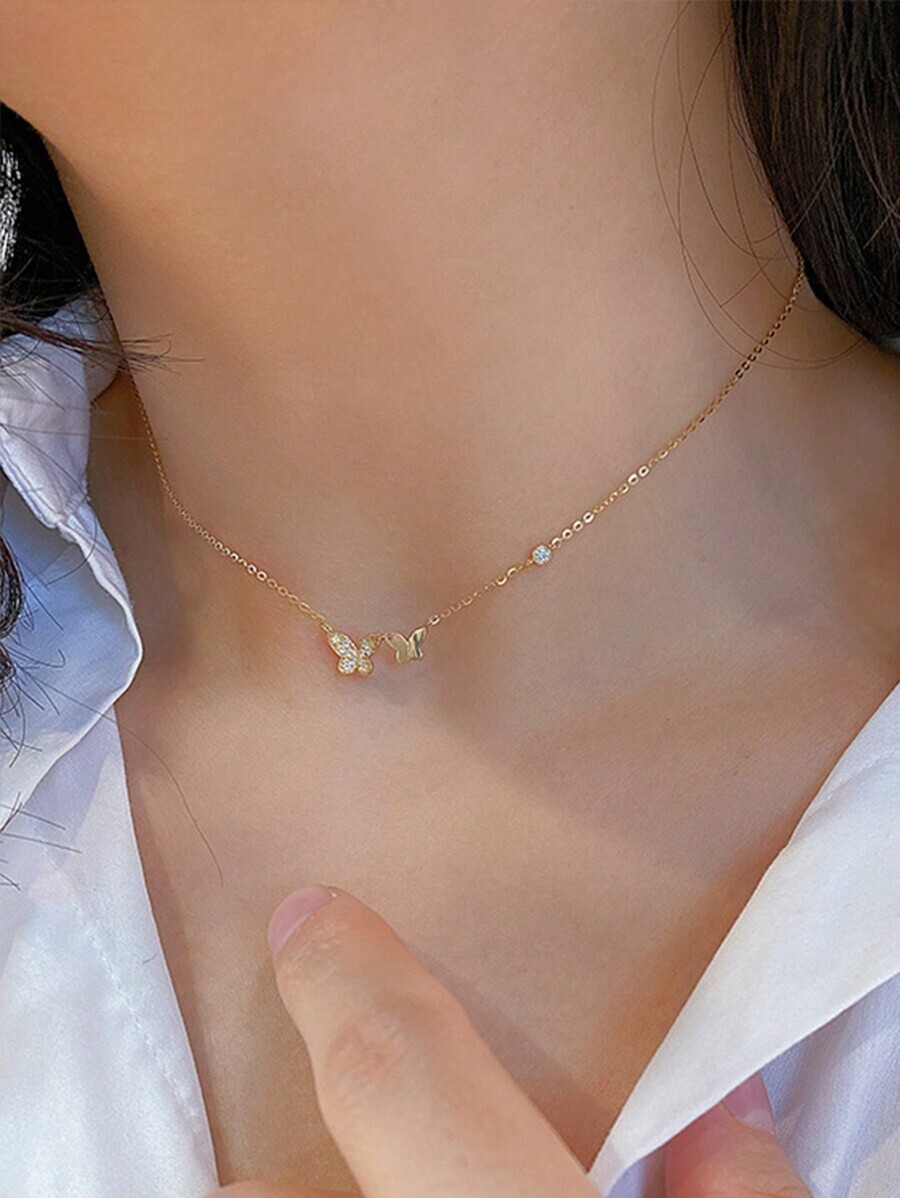 ジュエリー レディース ネックレス ペンダント 1個 エレガントで絶妙な S925 スターリングシルバー小さなジルコニア滑らかな顔拍卖