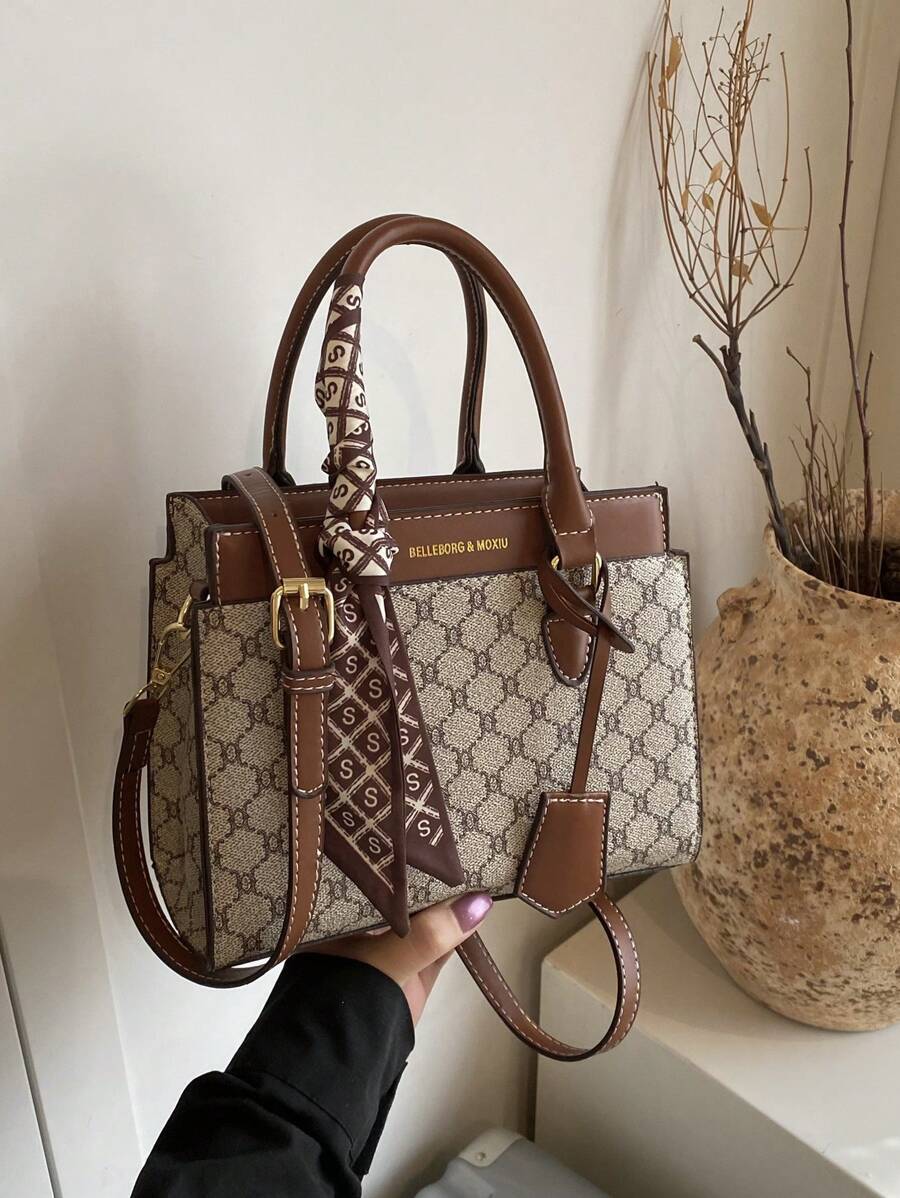 バッグ レディース ハンドバッグ プリントトートバッグ レディース、ミニマル&実用的 マルチ機能、母の日のベストギフト拍卖