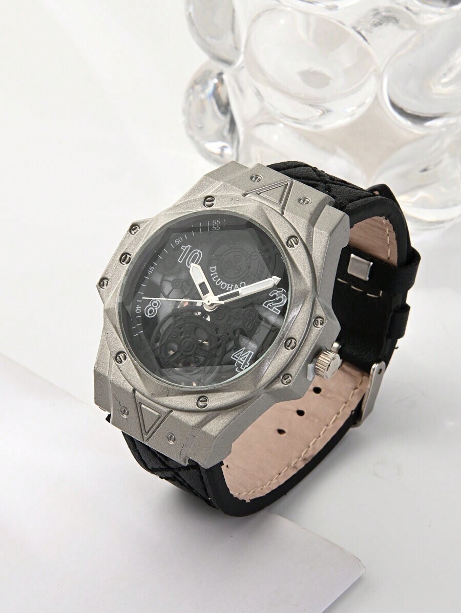 腕時計 メンズ クォーツ メンズ 腕時計 アウトドア スポーツ ビジネス ケース ステンレススチール 磁気防水 粒状ダイアル ホラ拍卖