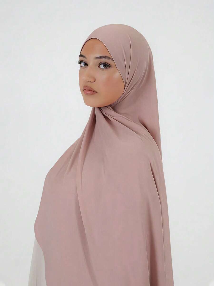 アクセサリー レディース スカーフ 1個 女性用シンプルクラシックソリッドカラーエレガントカジュアルエッジスカーフ、プレミアムニッ拍卖