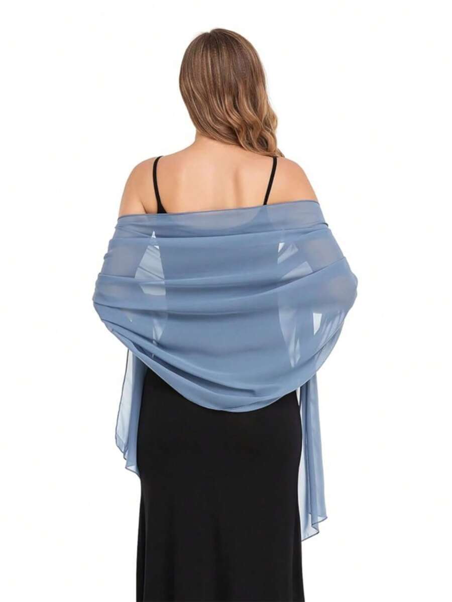 アクセサリー レディース スカーフ シフォンショール スカーフ ラップ、ブライダル ウェディング パーティー イブニングドレス、特拍卖