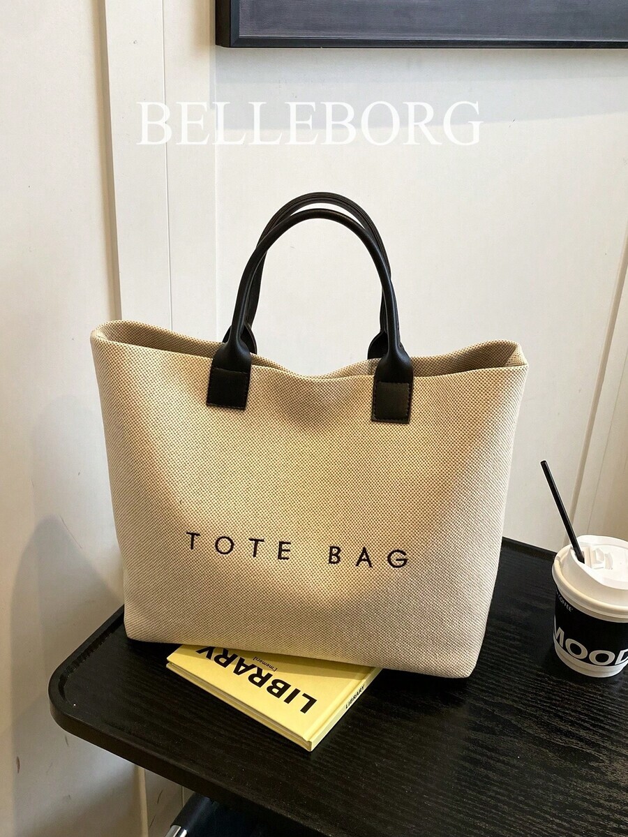 バッグ レディース トートバッグ カジュアルな休暇用 大容量かわら編みバッグ、シンプルエレガントな女性のショルダートート拍卖