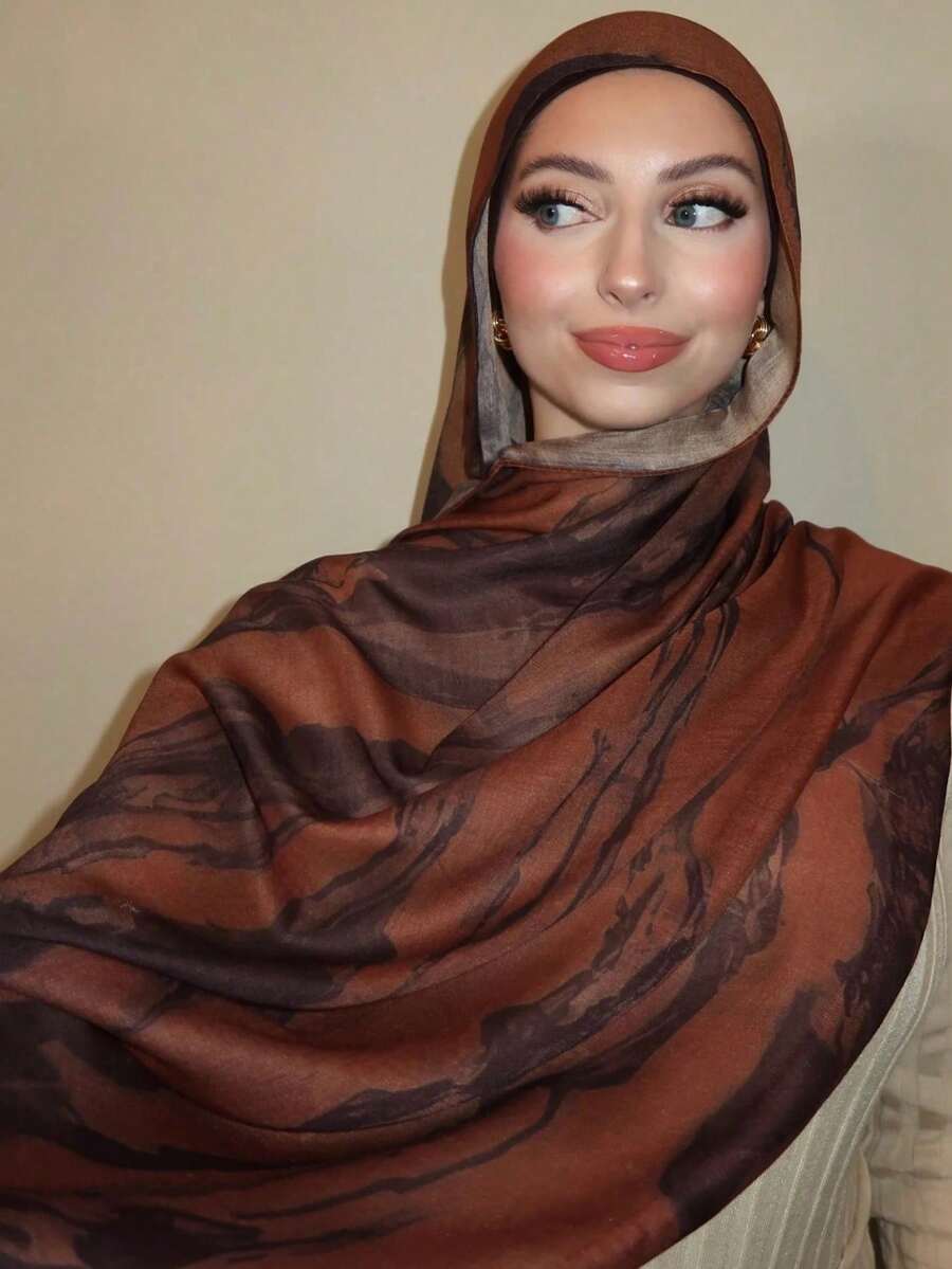 アクセサリー レディース スカーフ 1枚 ウィメンズ ボヘミアン 柄プリントロングスカーフ/ヘッドラップ、通気性 & ソフト、春夏拍卖