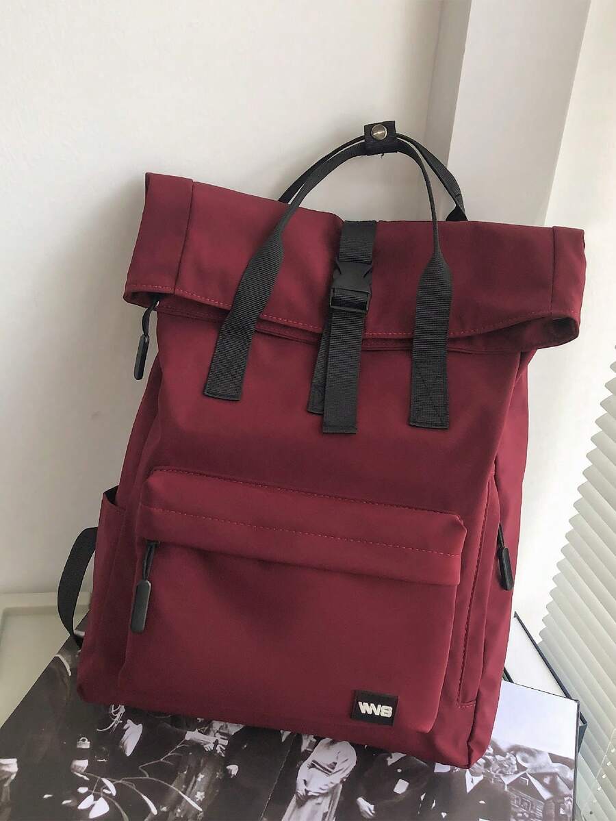 バッグ レディース バックパック 1個 レディース 無地 機能性バックパック、通勤・旅行に適し、ミニマリストデザイン、カジュアルと拍卖