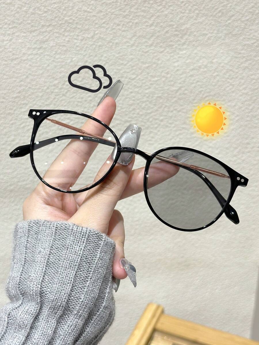 アクセサリー レディース アイアクセサリー 1個 ラウンドシェイプ ベーシック スタイル 上品 女性ファッション フォトクロミッ拍卖