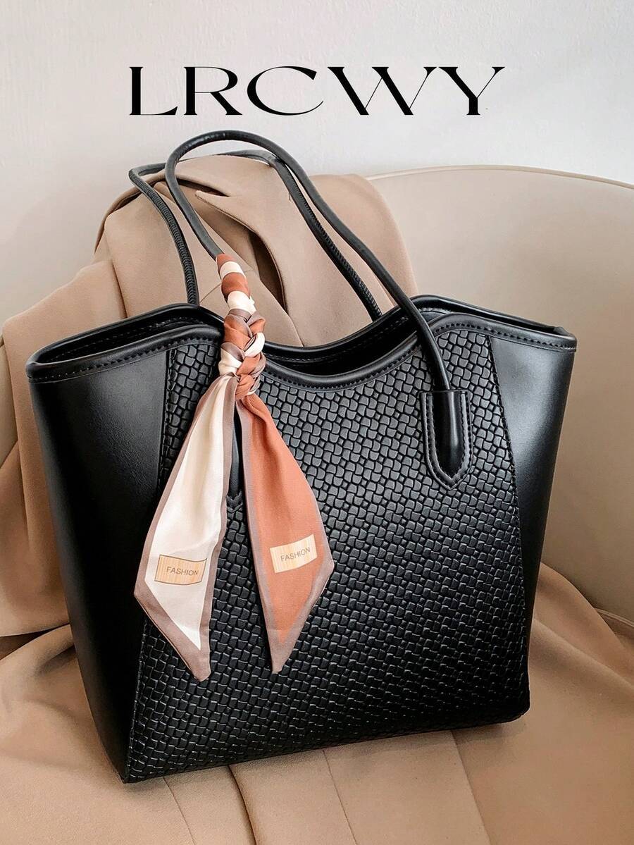 バッグ レディース トートバッグ 上品なトートバッグ、ショルダーバッグ、ファッショナブルなクロコダイル型押しチャーム、洗練されたス拍卖