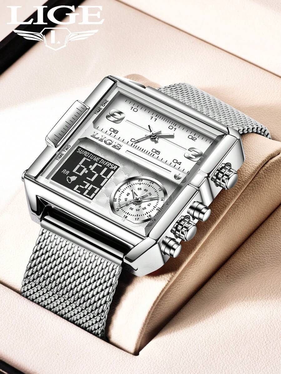 腕時計 メンズ デジタル メンズデジタル腕時計、父の日、バレンタインデーのギフトに最適拍卖