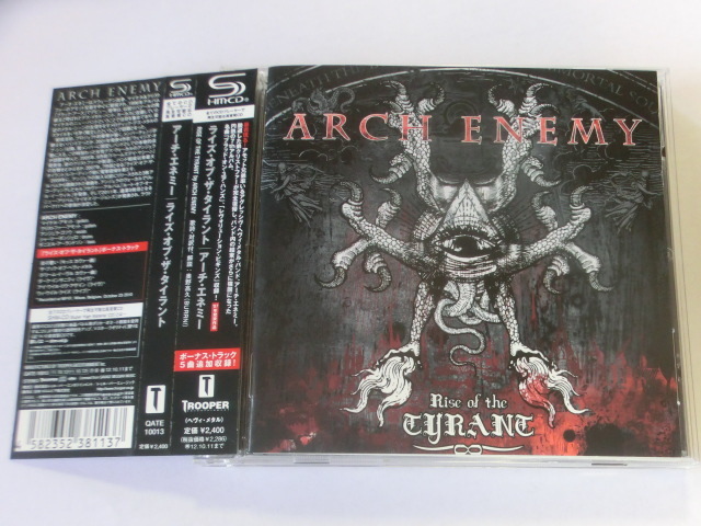 【中古 CD】 ARCH ENEMY / RISE OF THE TYRANT アーチ・エネミー / ライズ・オブ・ザ・タイラント 国内盤拍卖