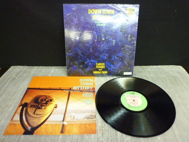 RMB-00988-45 LPレコード CARLOS TOSHIKI OMEGA TRIBE カルロス・トシキ DOWN TOWN MYSTERY 30215-28拍卖