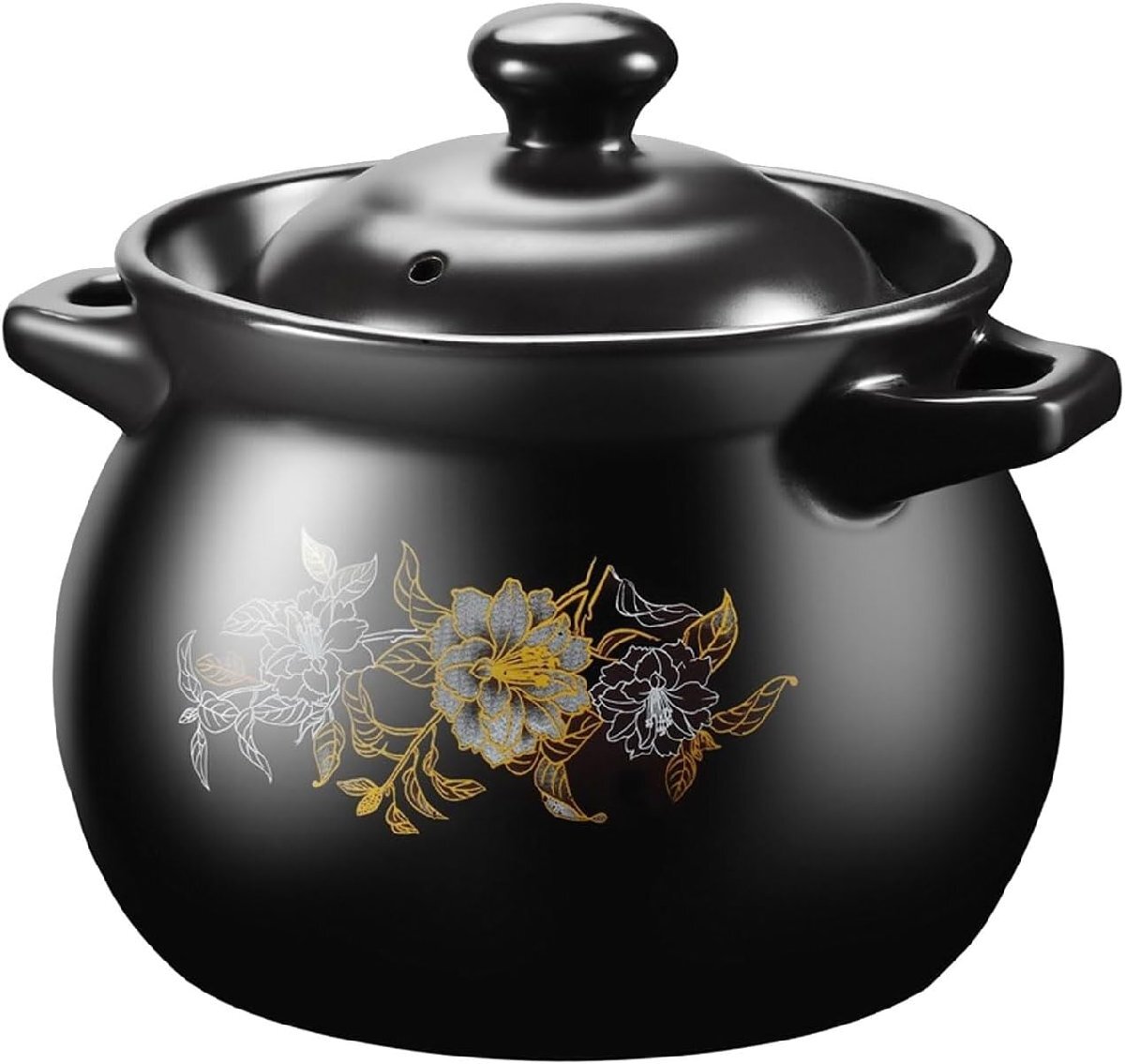 中国セラミックポット煮込み鍋土鍋、ふた付きテリーヌとうかん炊飯器キッチン,5L拍卖