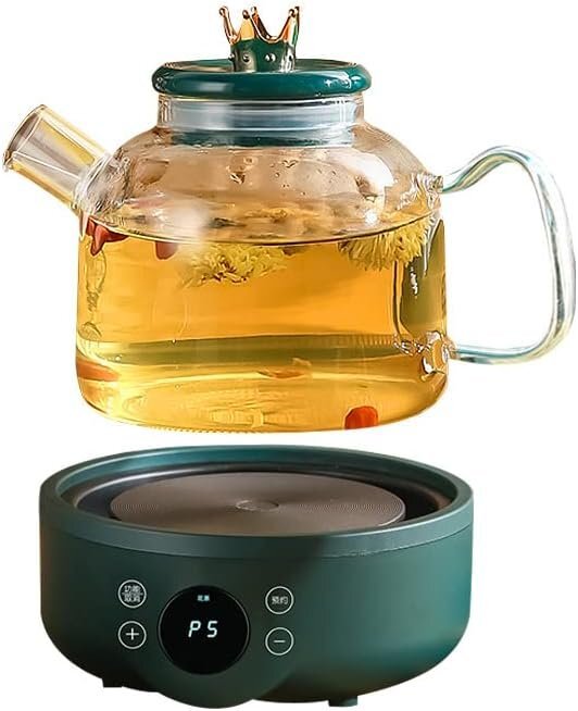 電気ケトル耐熱ガラスケトル湯沸しポット性健康ケトル (タイプA,1.5Lスマートモデル)拍卖