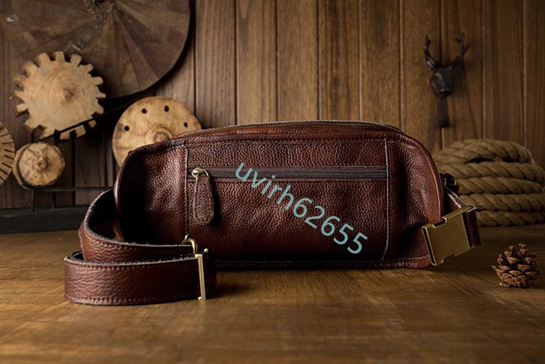 人気推薦★ボディバッグ レザー 牛革 本革 斜め掛けバッグショルダーバッグ 手作り 肩掛け メンズパック 通勤拍卖