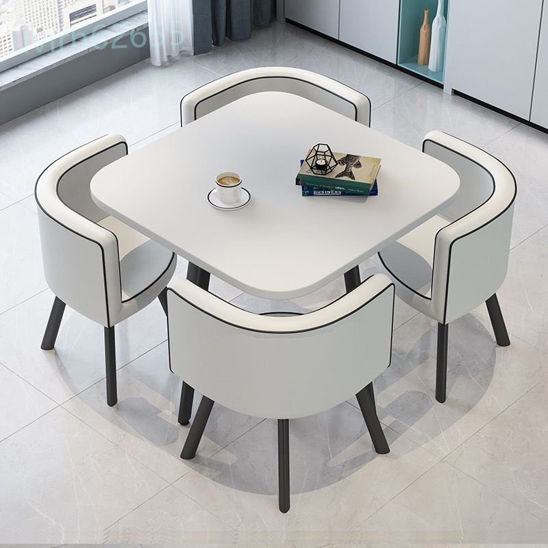 品質保証★贅沢品★希少新品★多機能 丸テーブルと椅子 5枚セット テーブルと椅子の組み合わせ 商談 役員応接 会議テーブル拍卖