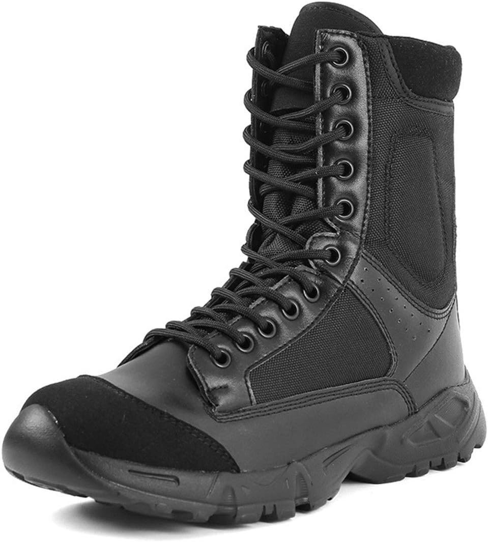 ハイカーコンバットブーツ 滑り止め通気性穴の戦術ハイトレッキングシューズマグナム冬のブーツ男性のハイキング拍卖