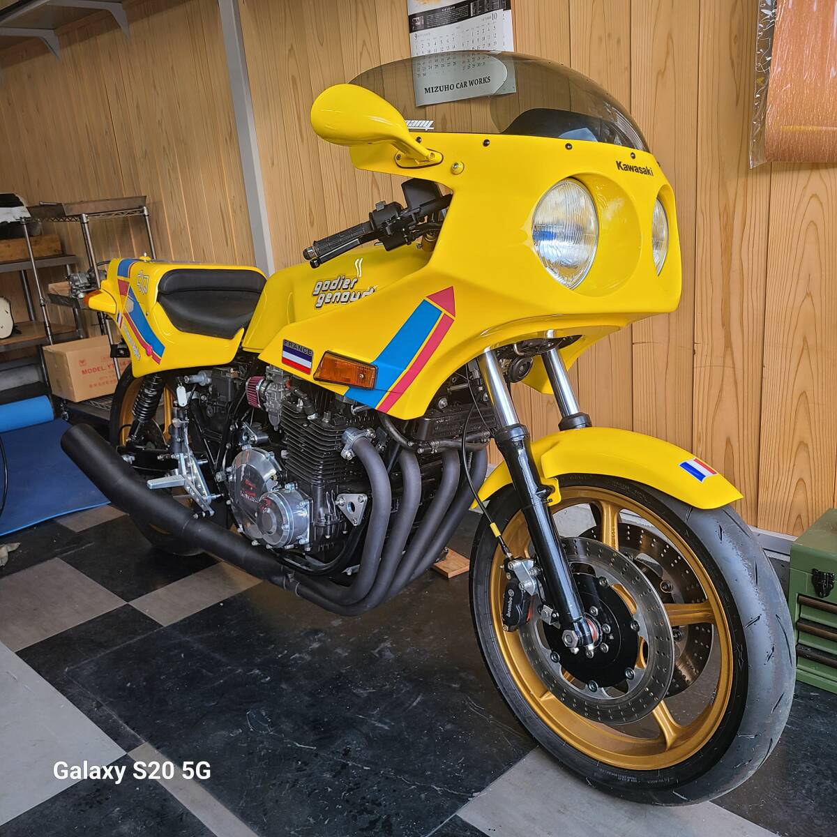 Z1 Z1000J R KZ フロントフェンダー カフェ (400FX GP) FRP拍卖