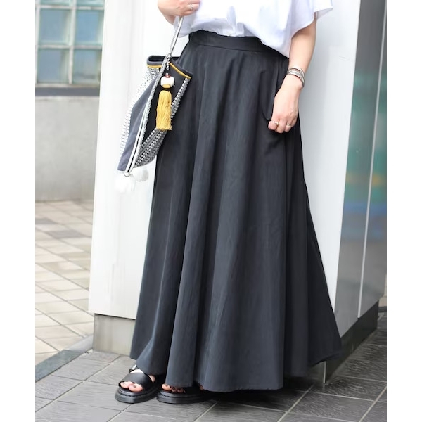 JOURNAL STANDARD ジャーナルスタンダード ミリタリークロス マキシスカート★ベイクルーズ拍卖