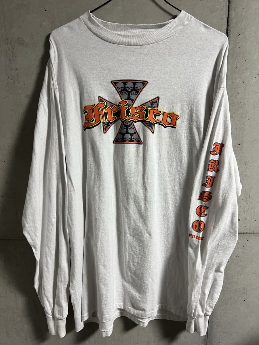 90s ヴィンテージ WEST COAST FRISCO CHOPPERS ロンT Tシャツ ウエスト コースト フリスコ チョッパーズ ONEITA オニータ アメリカ製拍卖
