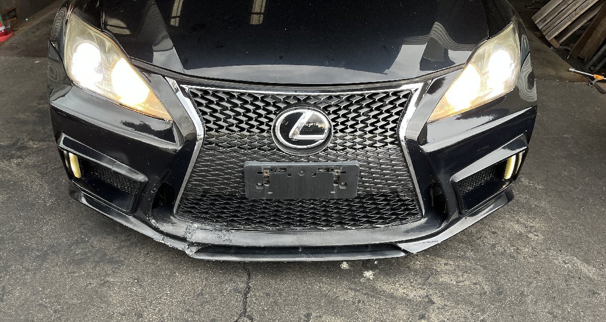 完全ジャンク品 破損品 説明要確認 LEXUS レクサス IS350 GSE21 フロントバンパー 9825 拍卖