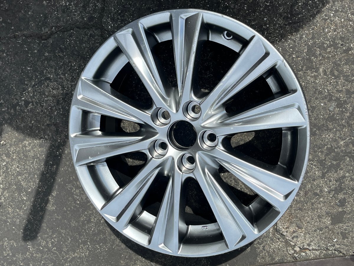 トヨタ 30系 アルファード ヴェルファイア 純正 ENKEI ホイール 1本 18インチ× 7.5J 5H PCD114.3 +45 9800拍卖