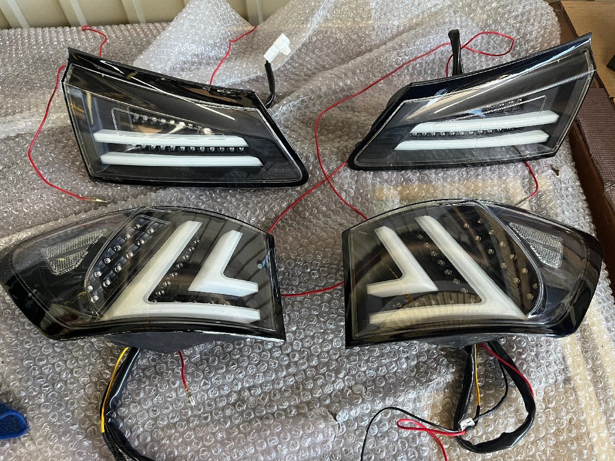 ジャンク品 LEXUS レクサス IS350 GSE21 社外 テールランプセット メーカー不明 9829拍卖