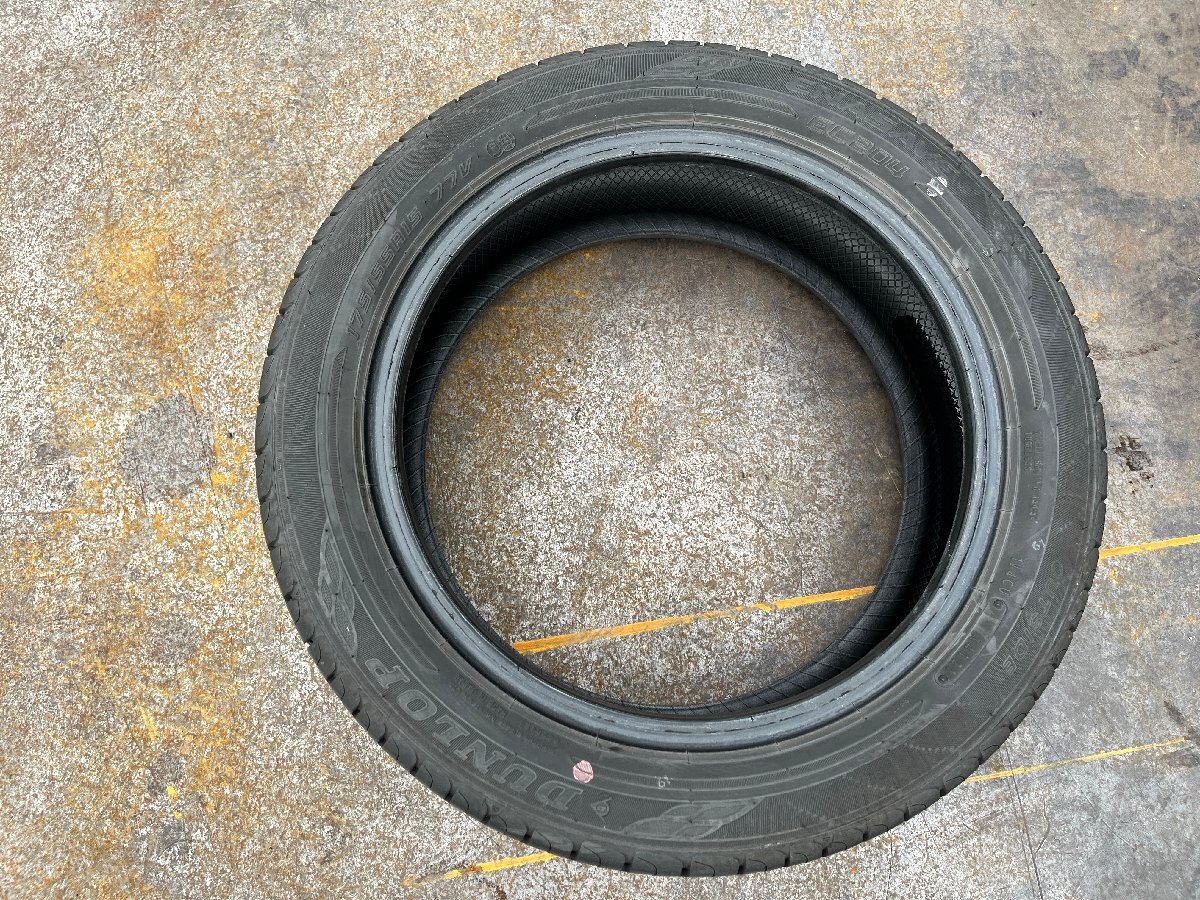 ダンロップ エナセーブ ENASAVE EC204 175/55 R15 15インチタイヤ 1本 中古 2021年製 9907拍卖