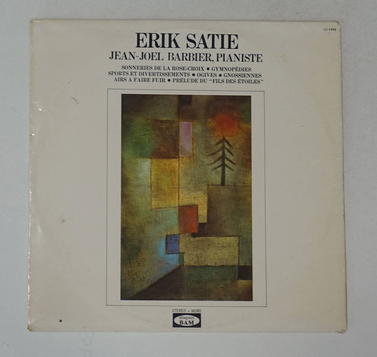 仏BAM エリック・サティ: ピアノ小品集 ジャン=ジョエル・バルビエ拍卖