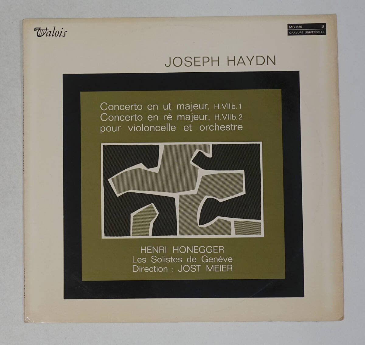 仏Valois MB 836 ハイドン: チェロ協奏曲 アンリ・オネゲル拍卖