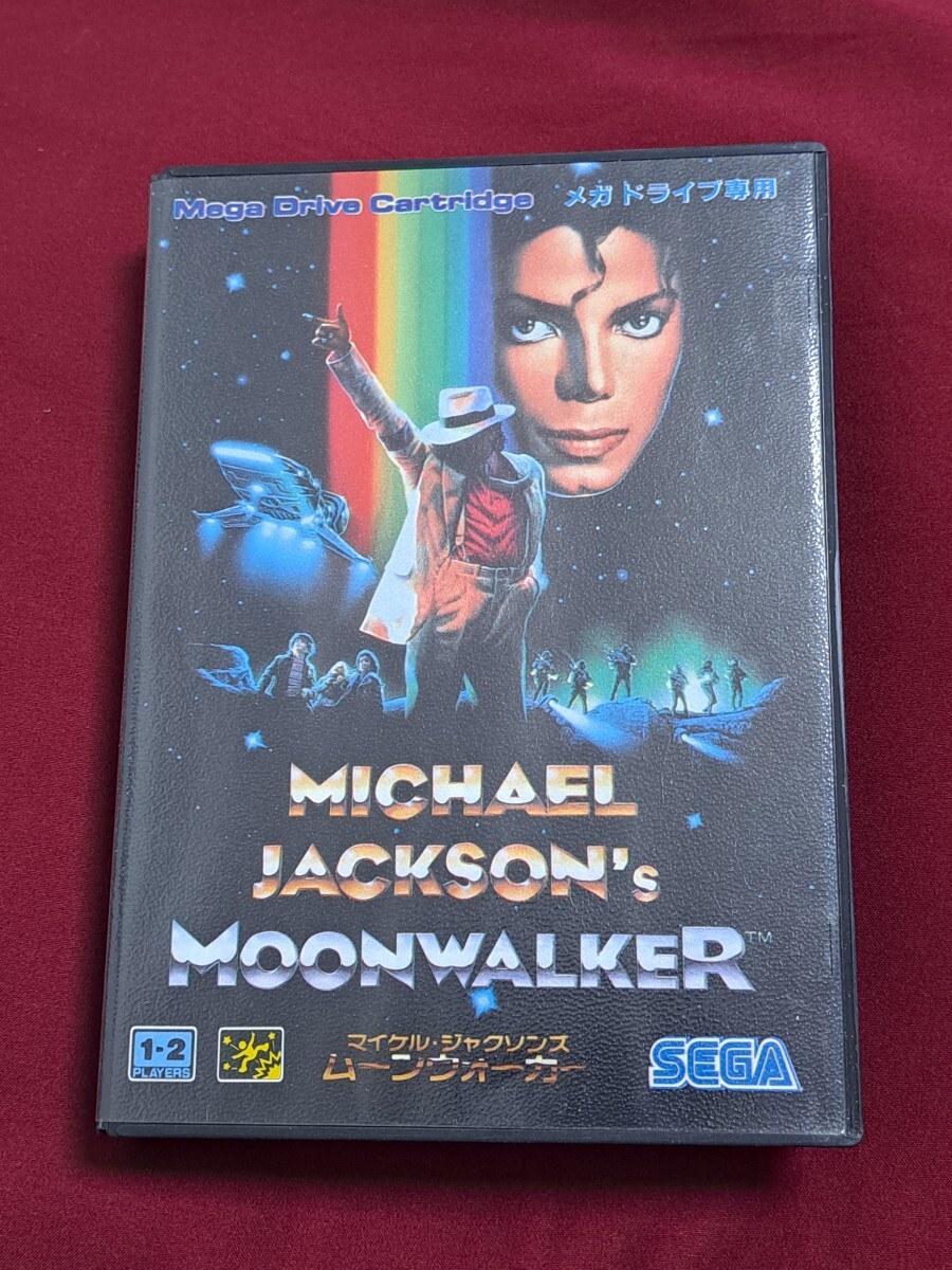 セガ メガドライブ ソフト マイケル・ジャクソンズ ムーンウォーカー ケース 説明書付き MD SEGA拍卖