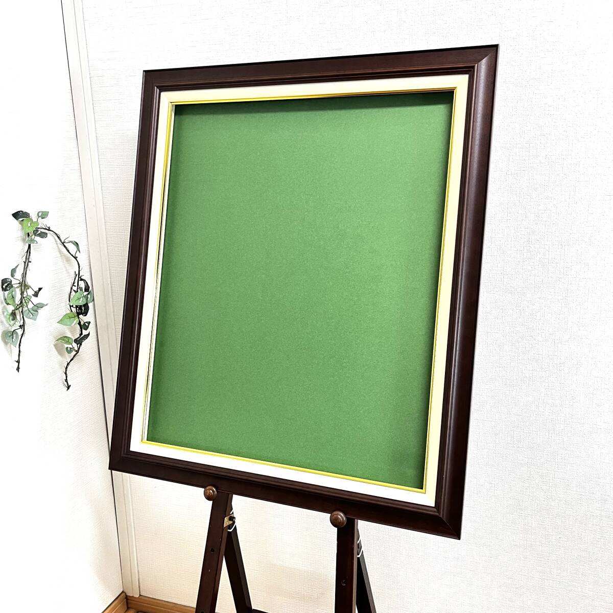 画材屋店じまい◆UVカットアクリル【高級額縁 ブラウン F20号】新品 油絵額◆シック ヨーロッパ調 油彩 アート モダン 7720拍卖