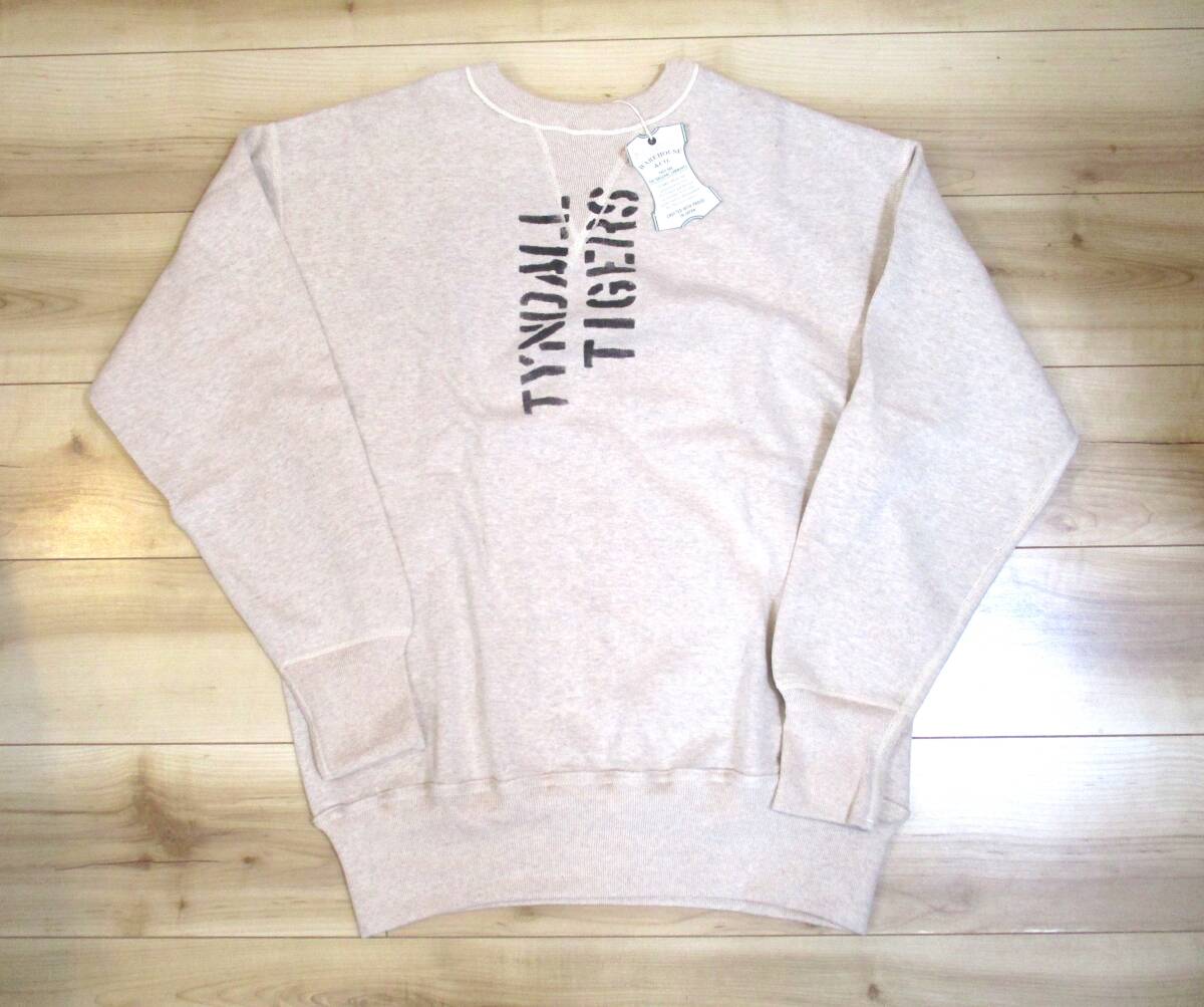新品未使用 WAREHOUSE lot.401 両Vスウェット TYNDALL TIGERS オートミール 40 拍卖