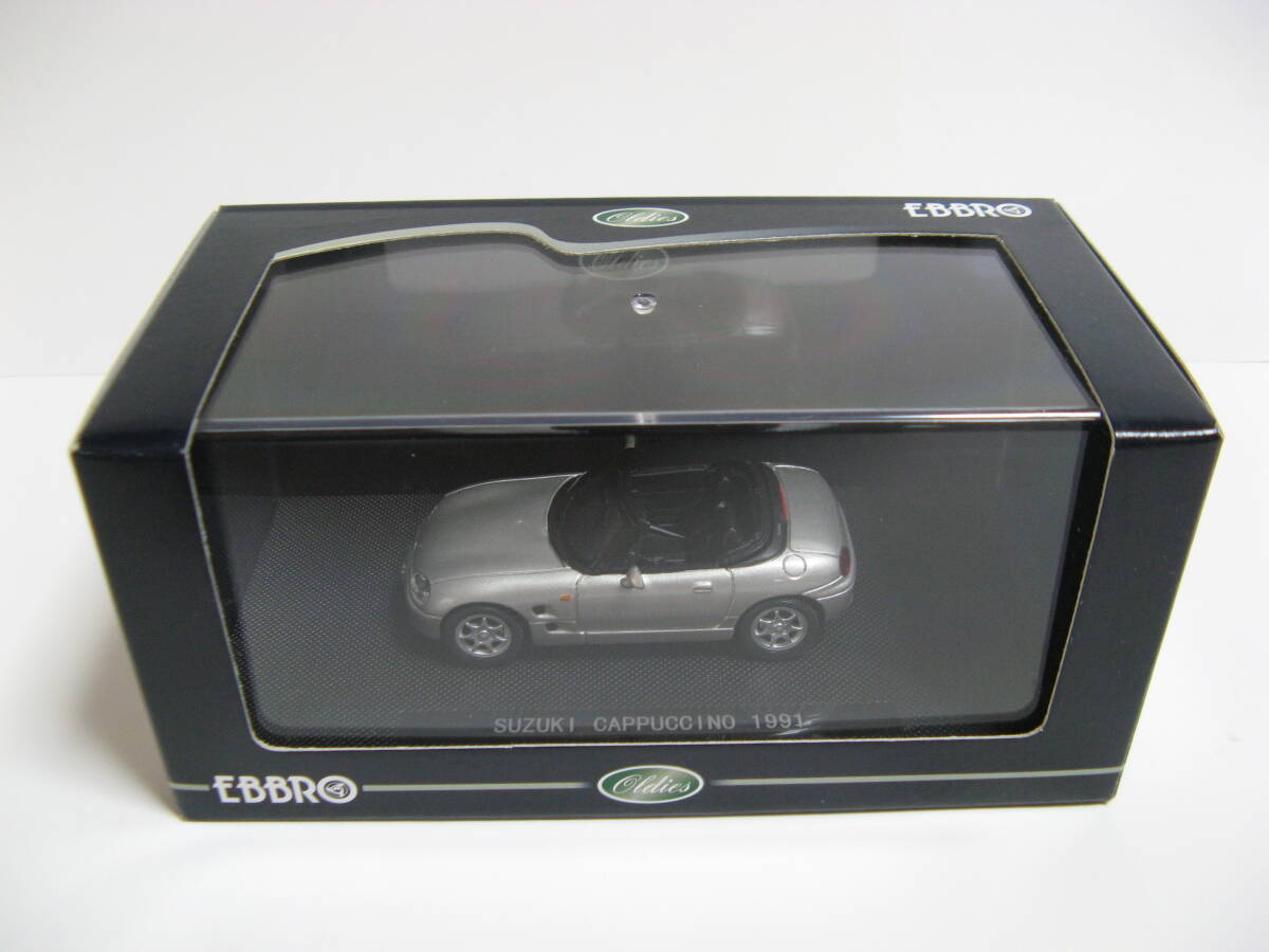 【未使用】エブロ 1/43 スズキ カプチーノ 1991 シルバー(EBRO SUZUKI CAPPUCCINO)拍卖