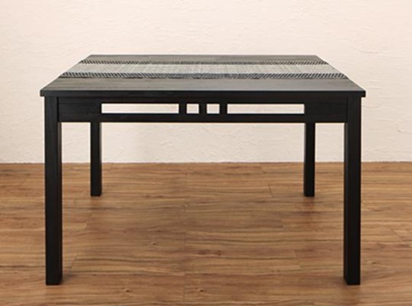 アジアンモダンダイニング Kubera クベーラ ダイニングテーブル W120 アンティークブラウン拍卖