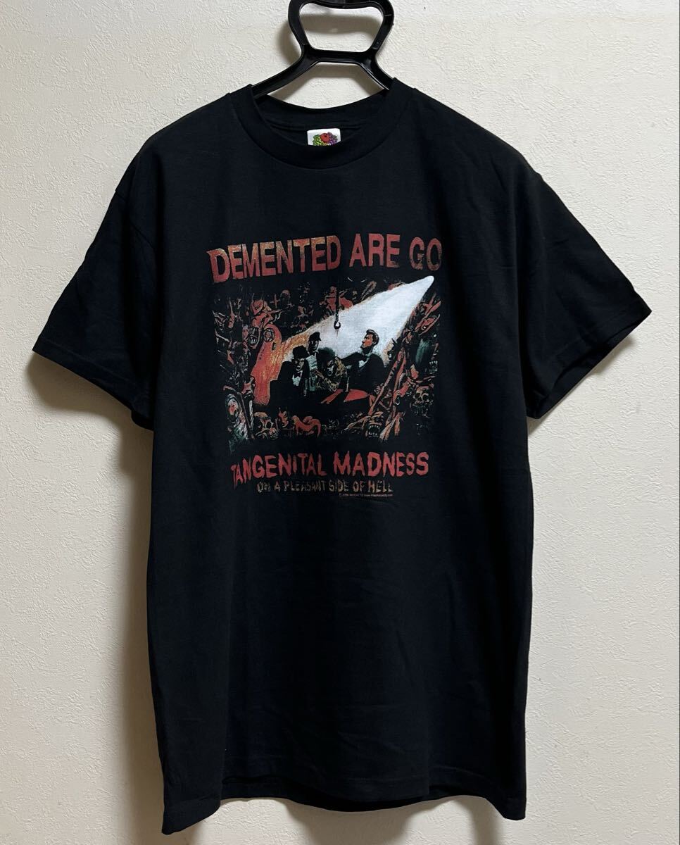 未使用 DEMENTED ARE GO Tシャツ M 黒 サイコビリー 50s ロカビリー パンク ヴィンテージ バンドTシャツ ロックTシャツ バンT ロックT 2拍卖