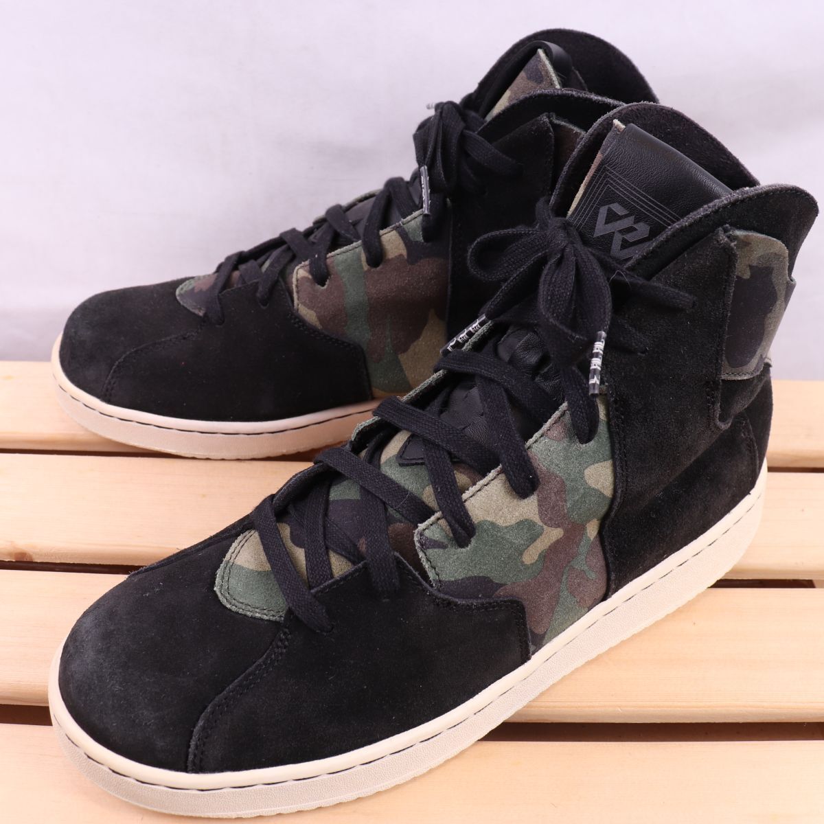 z1719 ナイキ ジョーダンウエストブルック US10.5 28.5cm/黒 ブラック カモフラージュ 迷彩柄 カーキ NIKE JORDAN メンズ スニーカー 中古拍卖