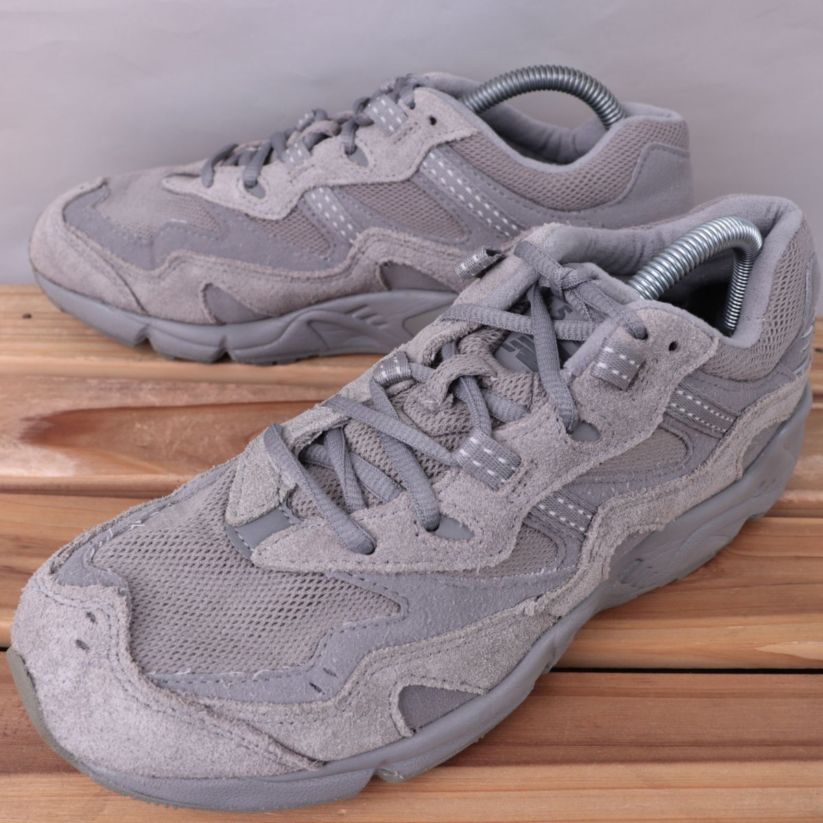 z1931【850】ニューバランス US7.5 25.5cm/グレー 灰 newbalance メンズ スニーカー 中古拍卖