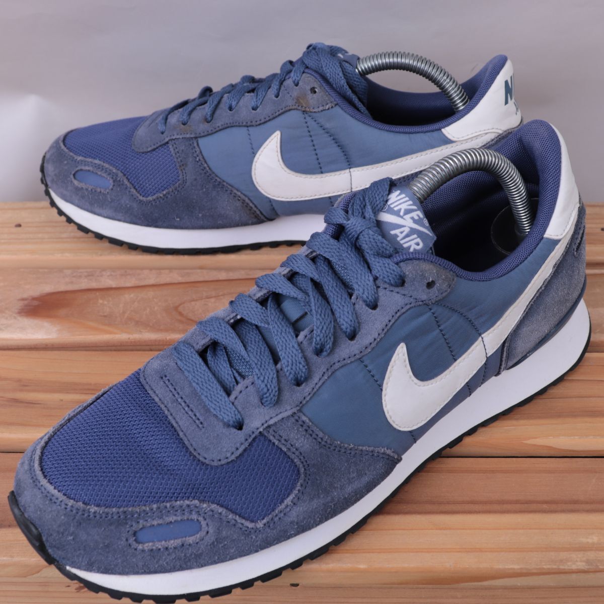 z2085 ナイキ エアボルテックス US9 27.0cm/青 ブルー 紺 白 NIKE AIR VRTX メンズ スニーカー 中古拍卖