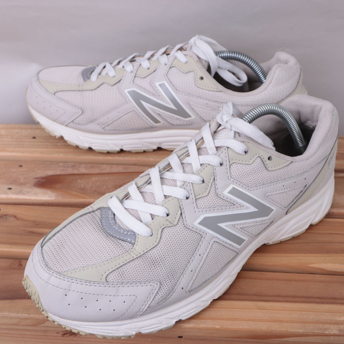 z2266【480】ニューバランス US12 29.0cm/ライトグレー 白 newbalance レディース メンズ スニーカー 中古拍卖