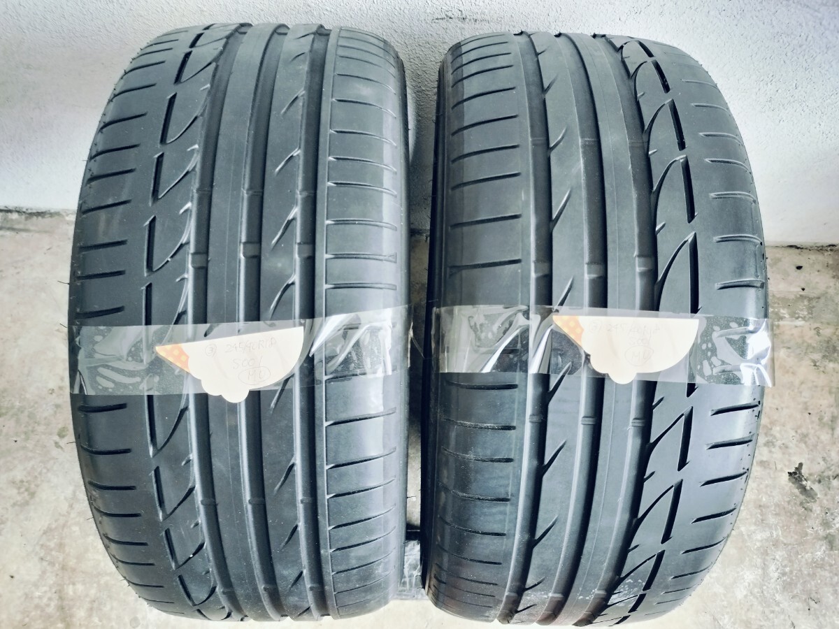245/40R18 送安2本 バリ山 ベンツ承認MO ポテンザS001 245/40ZR18 245-40-18 245,40,18 AMG アウディ スバルBRZ トヨタ86 ゴルフ BMW W205 拍卖