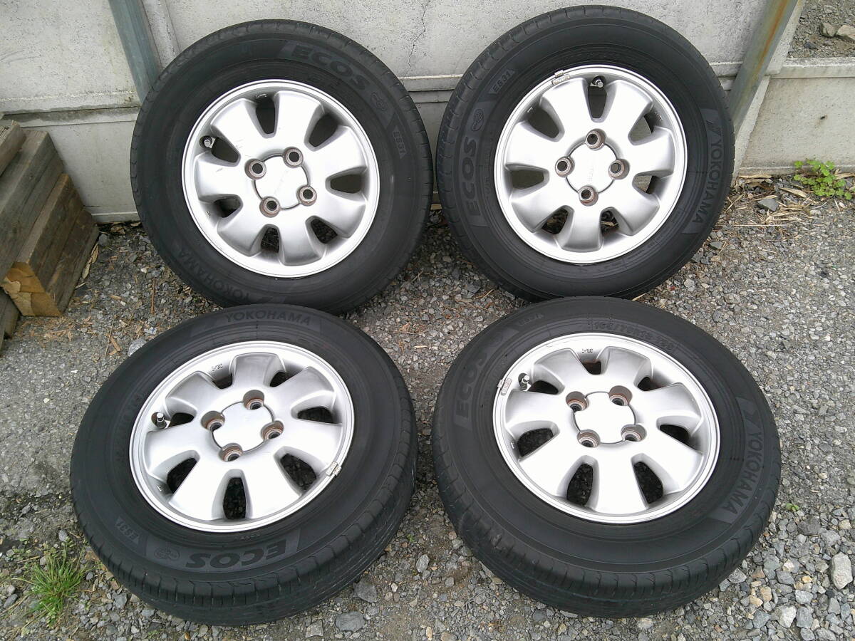 (FP)SUBARU 純正13インチアルミホイール4本 TW1/TW2/TV1/TV2/TT1/TT2 サンバー/ディアス/ワゴン/バン/トラック タイヤ付 ベース(流用)拍卖