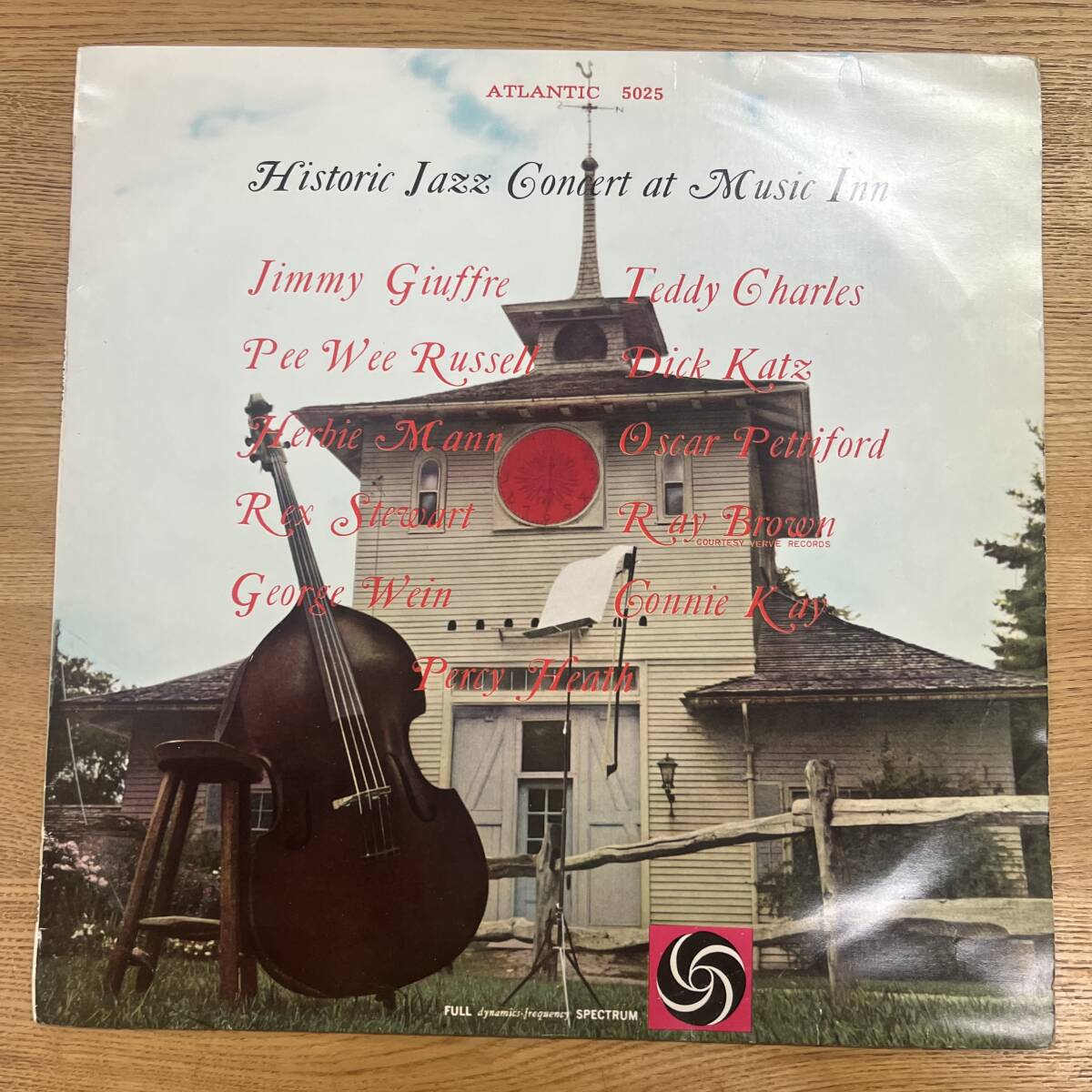 国内盤 ペラジャケLP Historic Jazz Concert At Music InnAtlanticATL-5025 Oscar Pettiford Percy Heath Ray Brown Herbie Mann NB0918-30拍卖